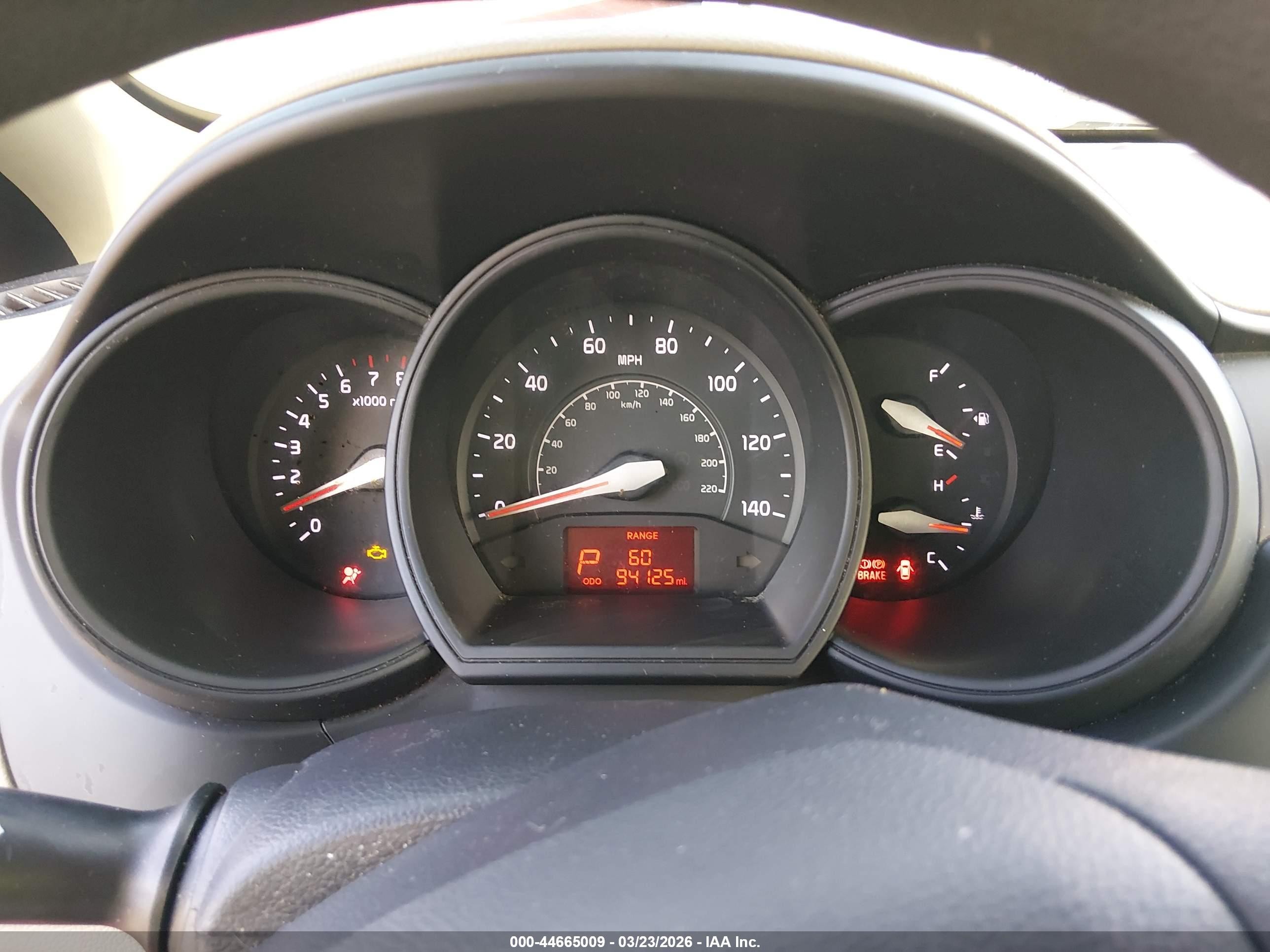 2015 Kia Rio Lx Red vin: KNADM4A30F6458050