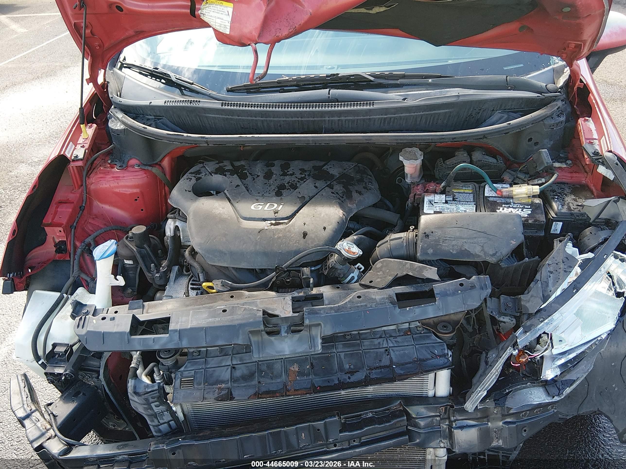 2015 Kia Rio Lx Red vin: KNADM4A30F6458050