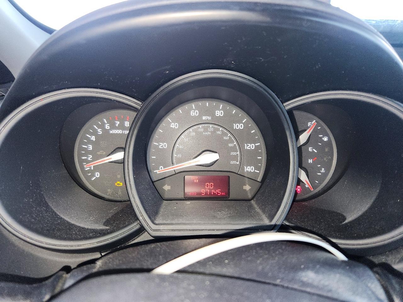 2015 Kia Rio Lx Silver vin: KNADM4A30F6466911