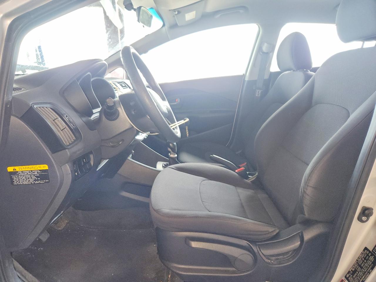 2015 Kia Rio Lx Silver vin: KNADM4A30F6466911