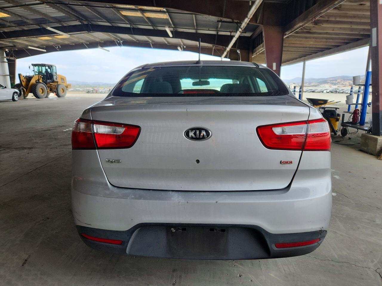 2015 Kia Rio Lx Silver vin: KNADM4A30F6466911