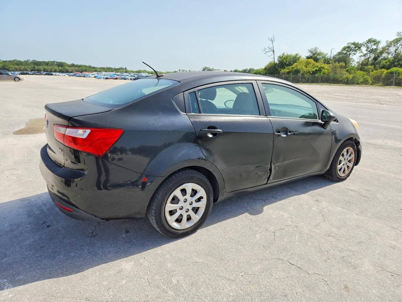 2015 Kia Rio Lx Black vin: KNADM4A30F6487225