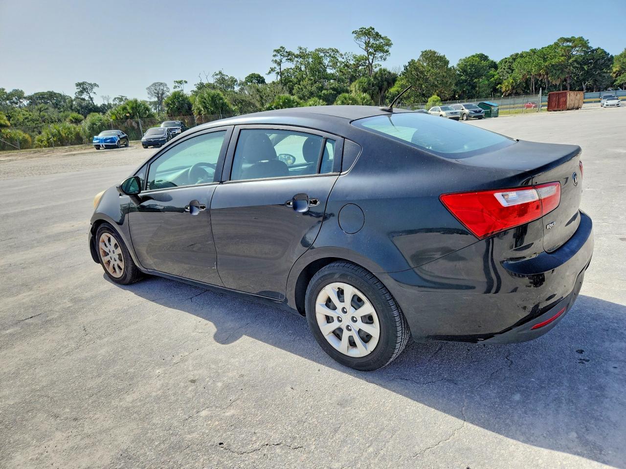 2015 Kia Rio Lx Black vin: KNADM4A30F6487225