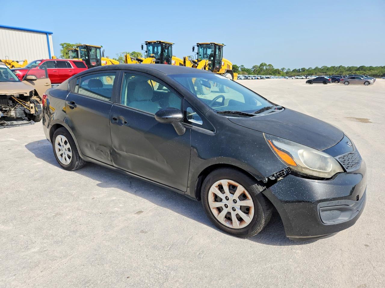 2015 Kia Rio Lx Black vin: KNADM4A30F6487225
