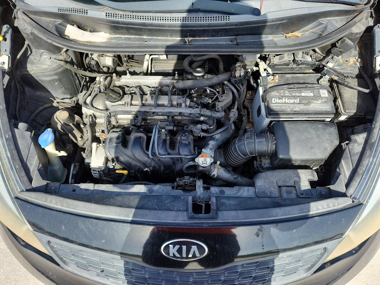 2015 Kia Rio Lx Black vin: KNADM4A30F6487225