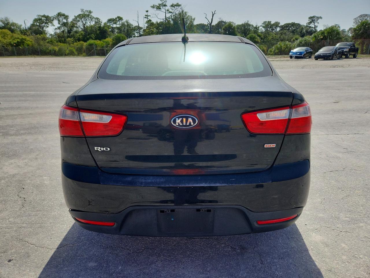 2015 Kia Rio Lx Black vin: KNADM4A30F6487225