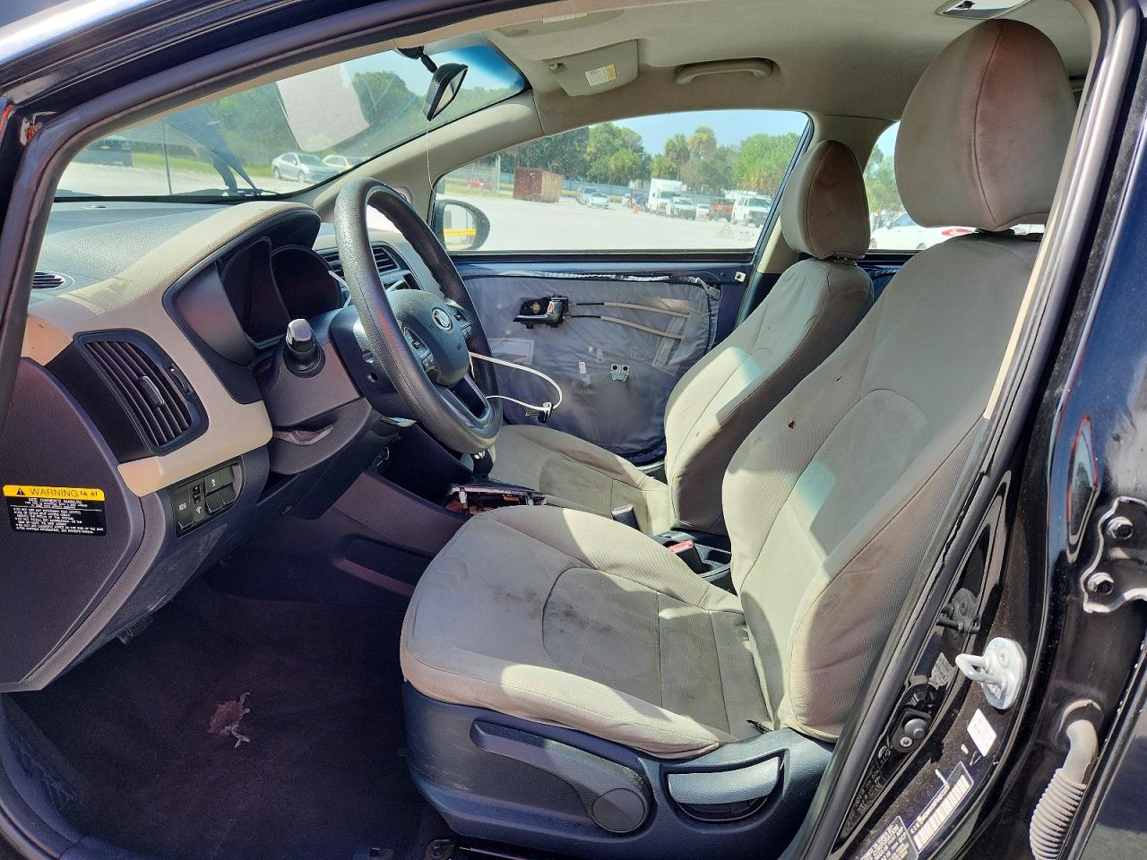 2015 Kia Rio Lx Black vin: KNADM4A30F6487225