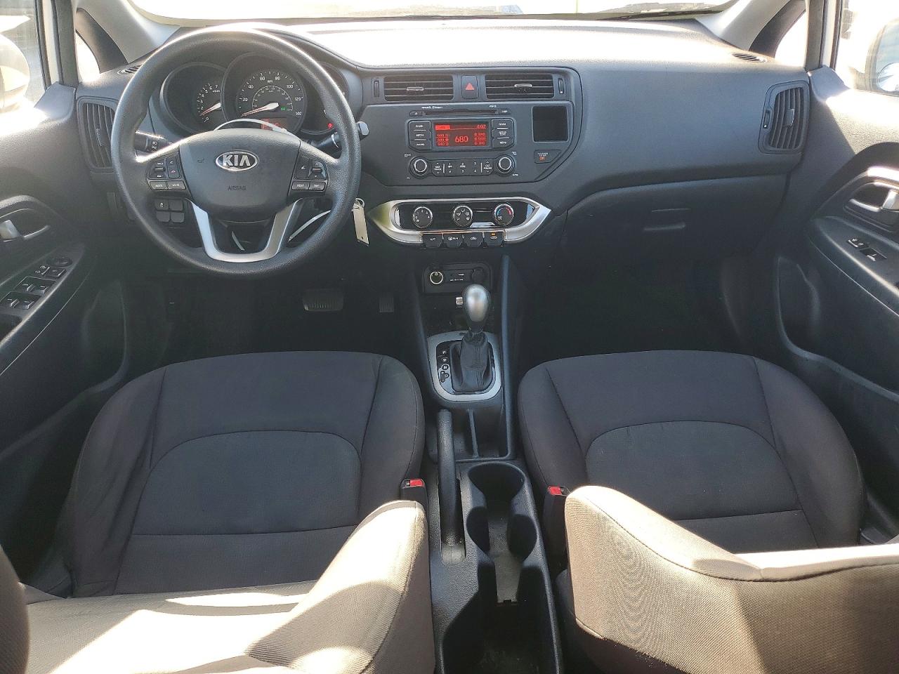 2015 Kia Rio Lx Silver vin: KNADM4A30F6505268