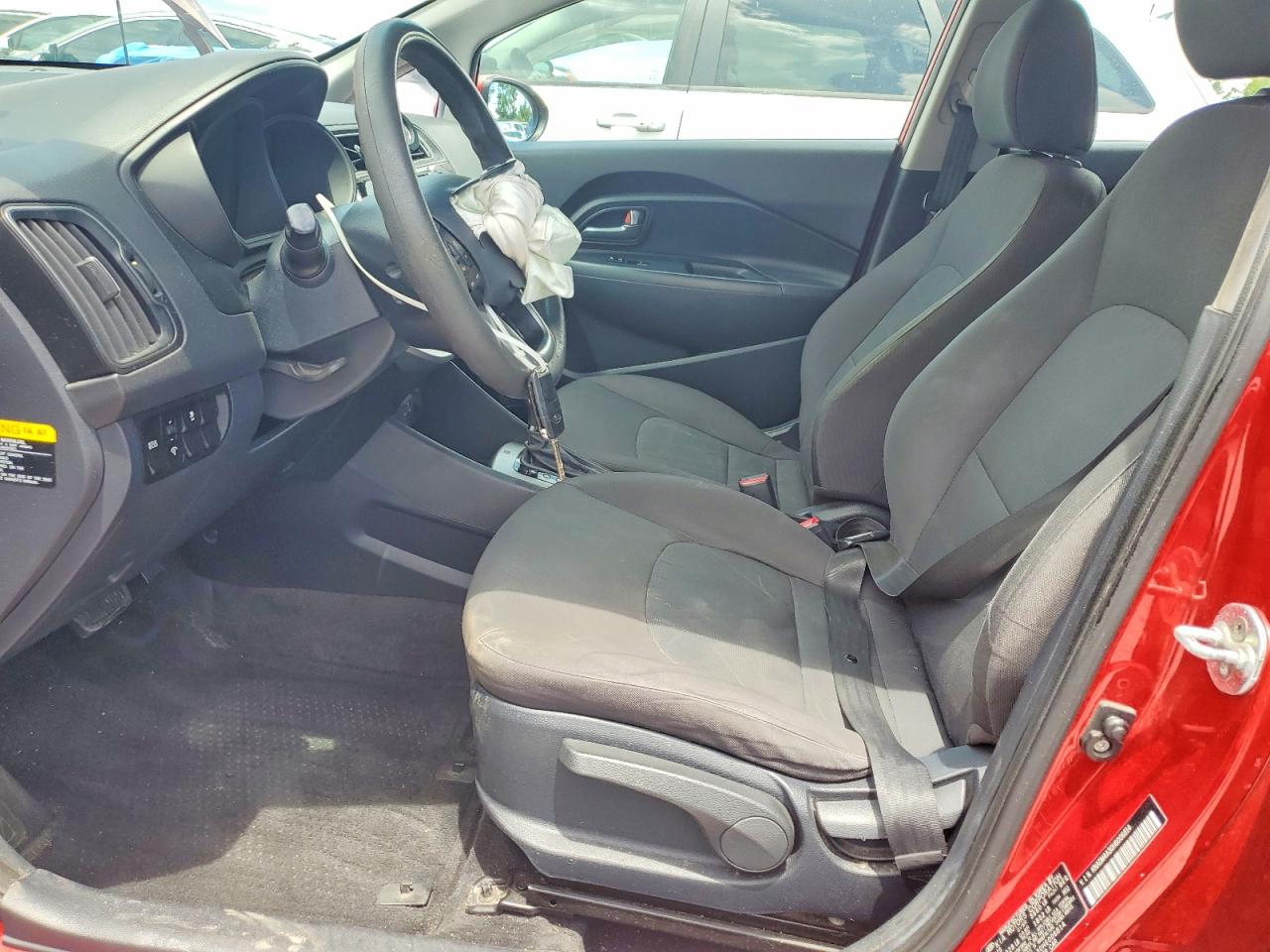 2017 Kia Rio Lx Red vin: KNADM4A30H6006814