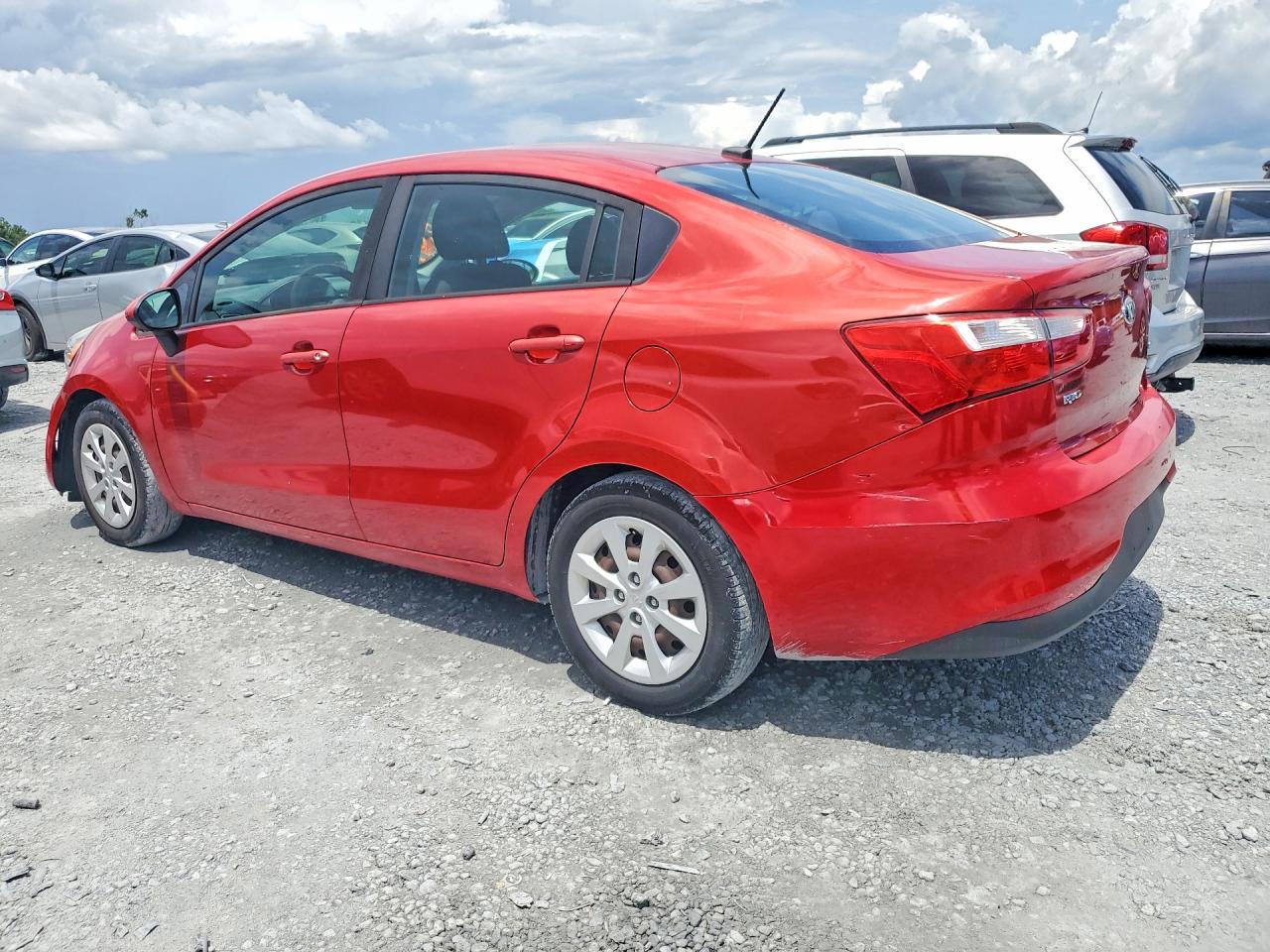 2017 Kia Rio Lx Red vin: KNADM4A30H6006814