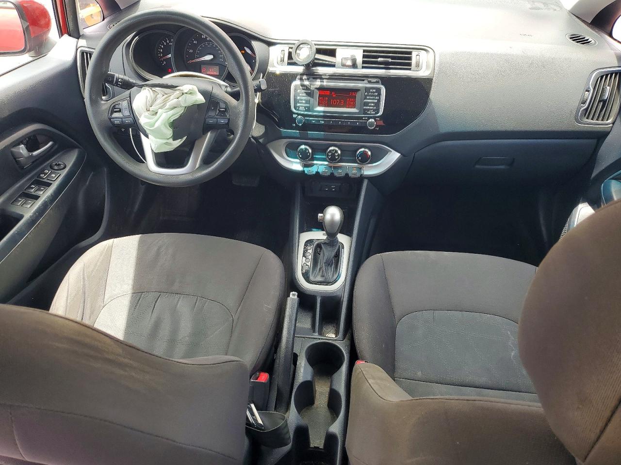 2017 Kia Rio Lx Red vin: KNADM4A30H6006814