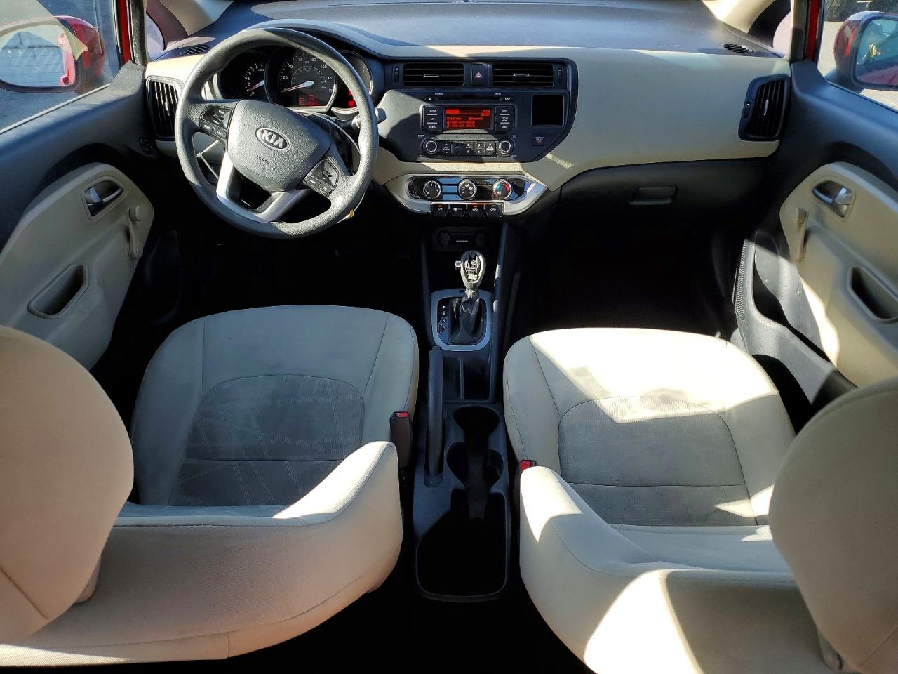 2013 Kia Rio Lx Red vin: KNADM4A31D6174469