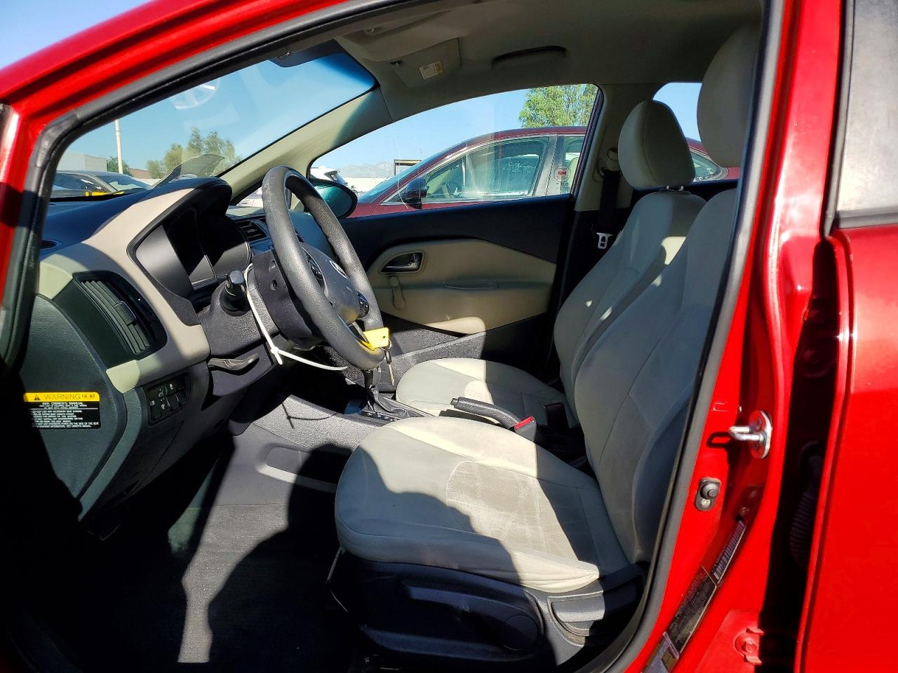 2013 Kia Rio Lx Red vin: KNADM4A31D6174469