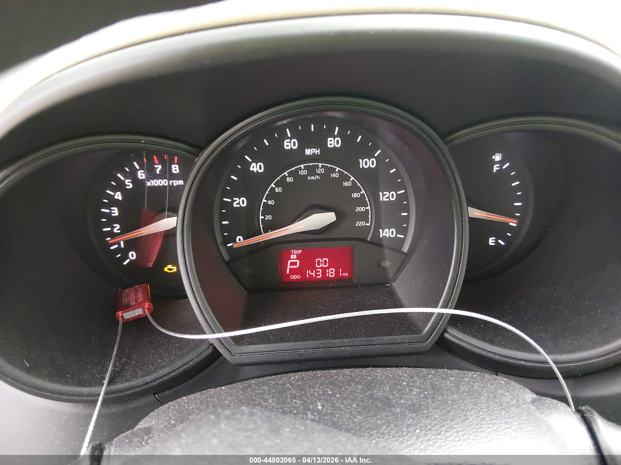 2013 Kia Rio Lx Черный vin: KNADM4A31D6286012