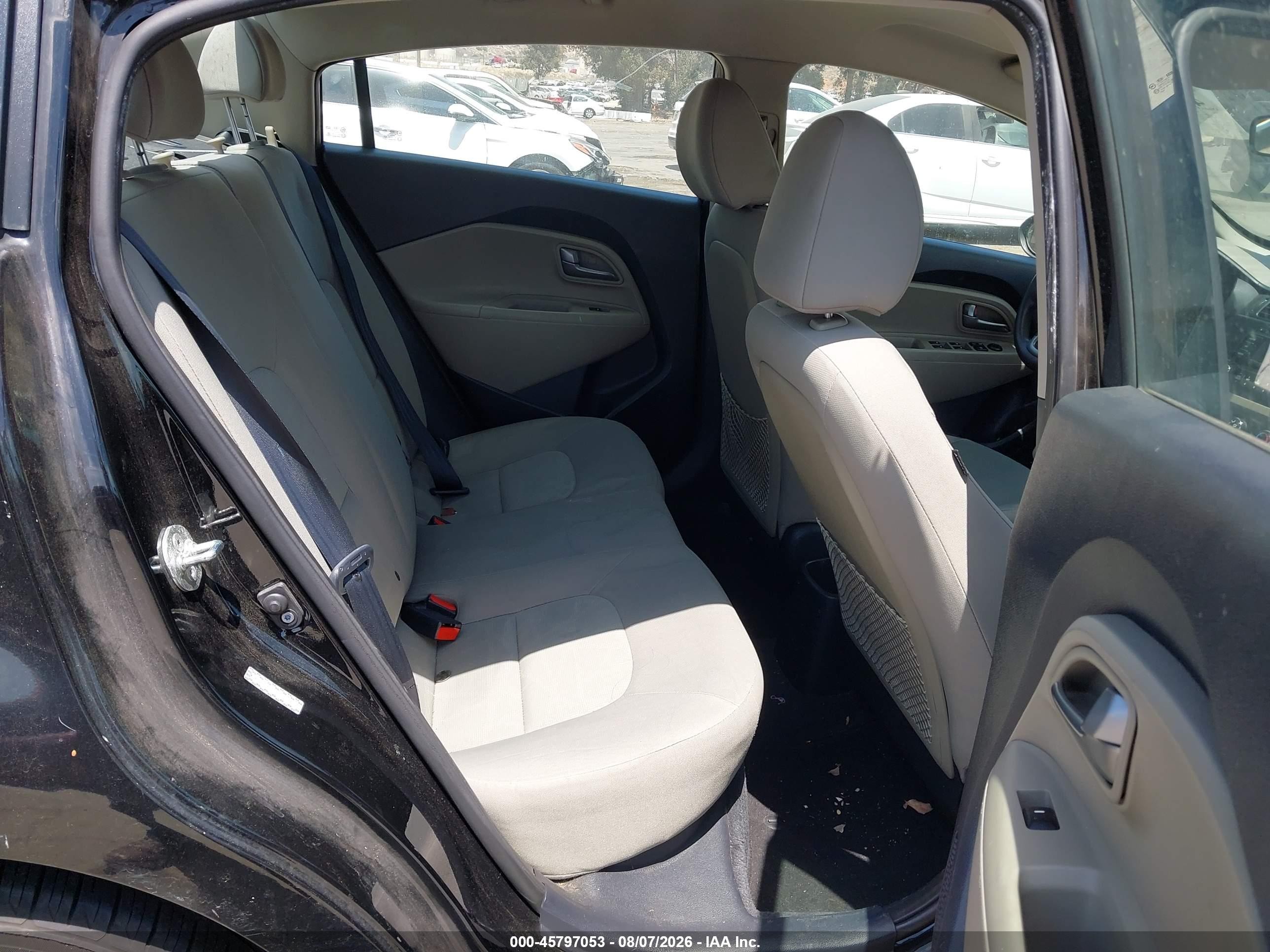 2014 Kia Rio Lx Black vin: KNADM4A31E6333475