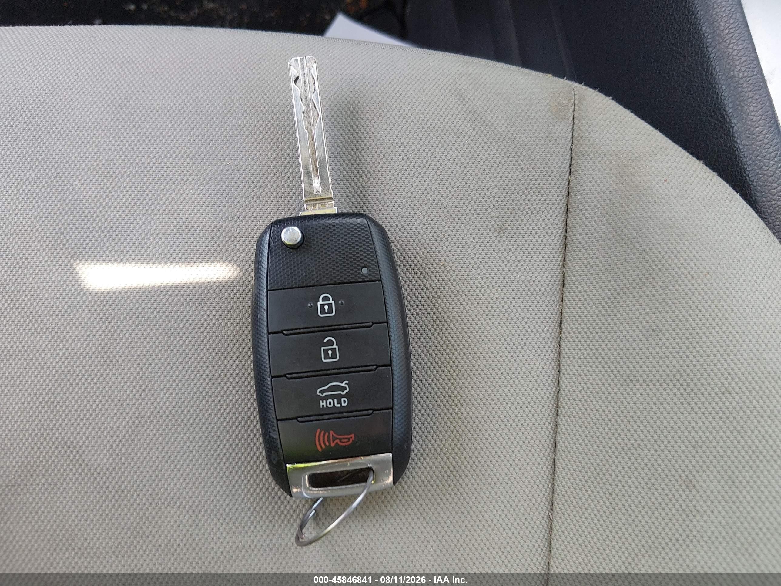 2014 Kia Rio Lx Gray vin: KNADM4A31E6349501