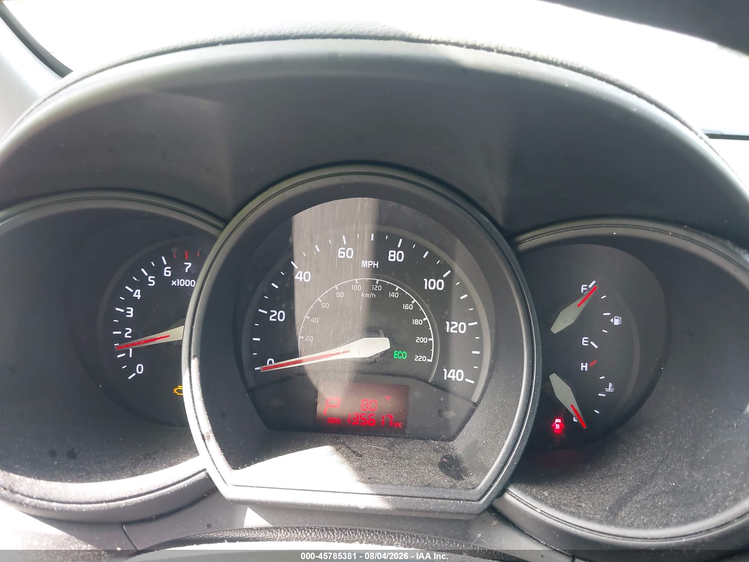 2014 Kia Rio Lx Silver vin: KNADM4A31E6414508