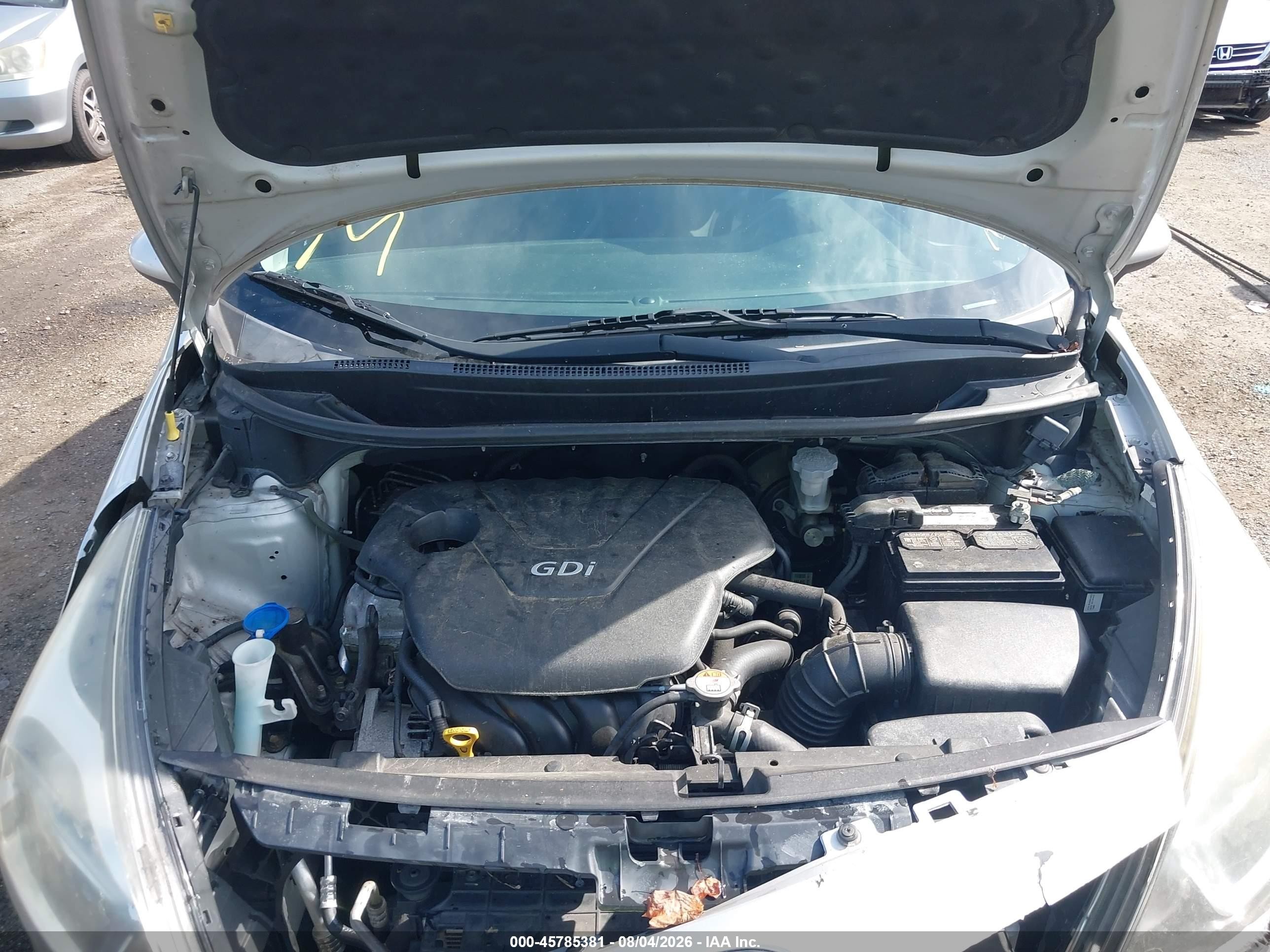 2014 Kia Rio Lx Silver vin: KNADM4A31E6414508