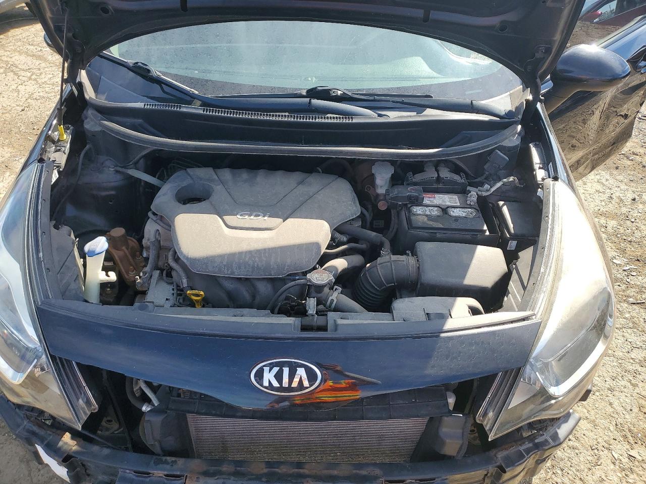 2015 Kia Rio Lx Black vin: KNADM4A31F6503304