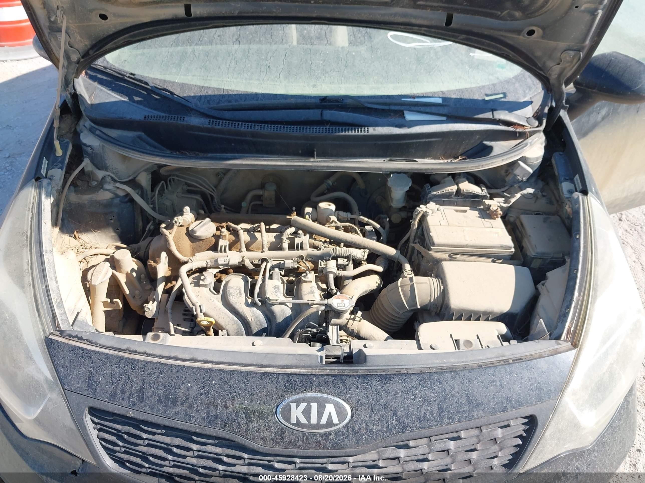 2015 Kia Rio Lx Black vin: KNADM4A31F6505943