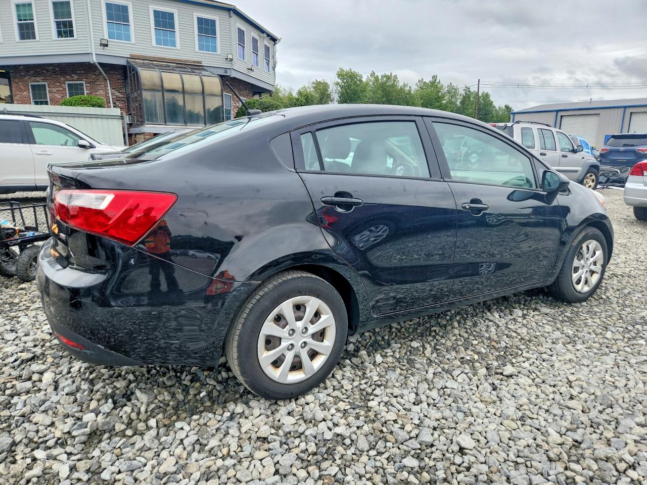 2015 Kia Rio Lx Black vin: KNADM4A31F6528767