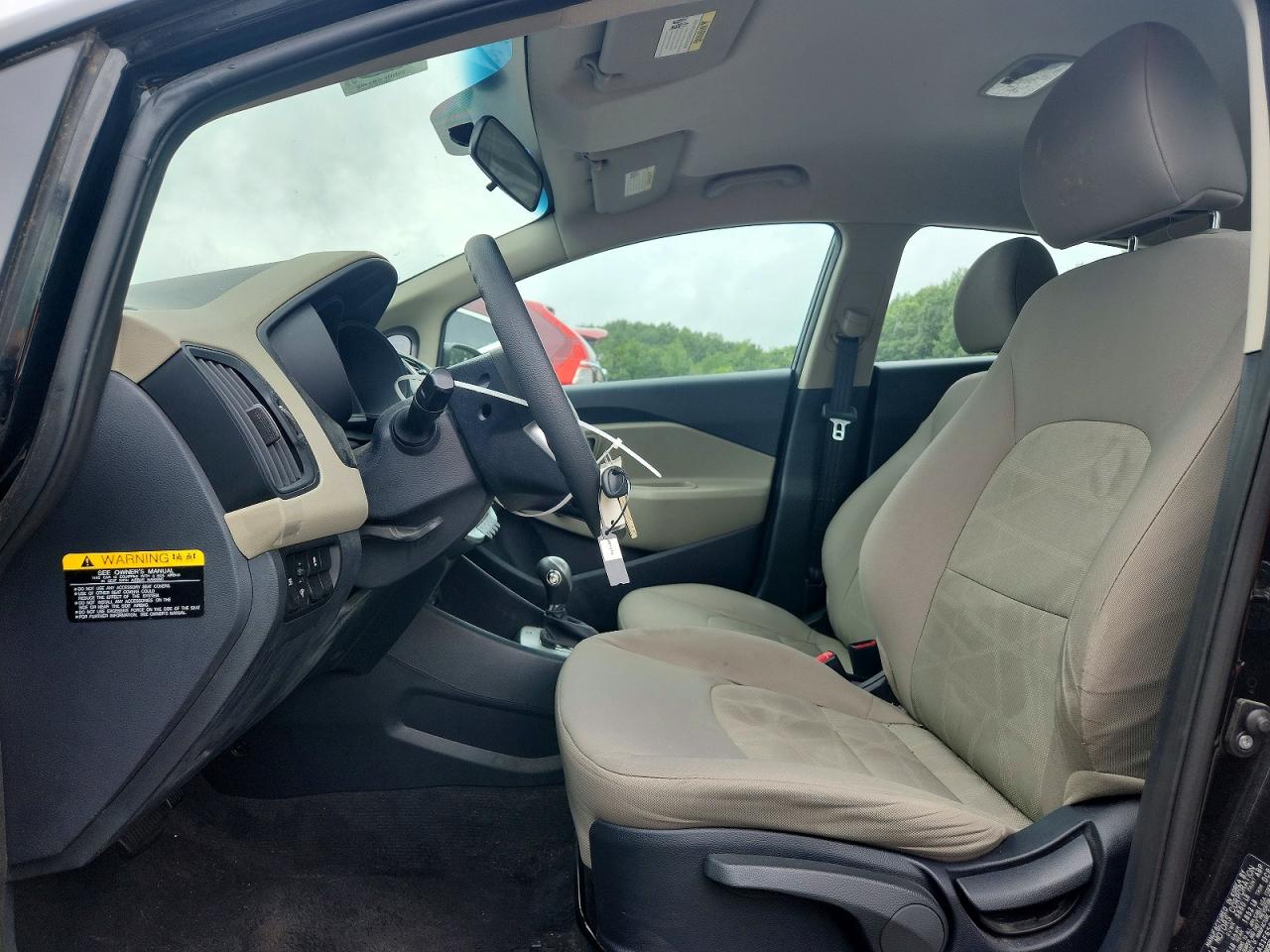 2015 Kia Rio Lx Black vin: KNADM4A31F6528767