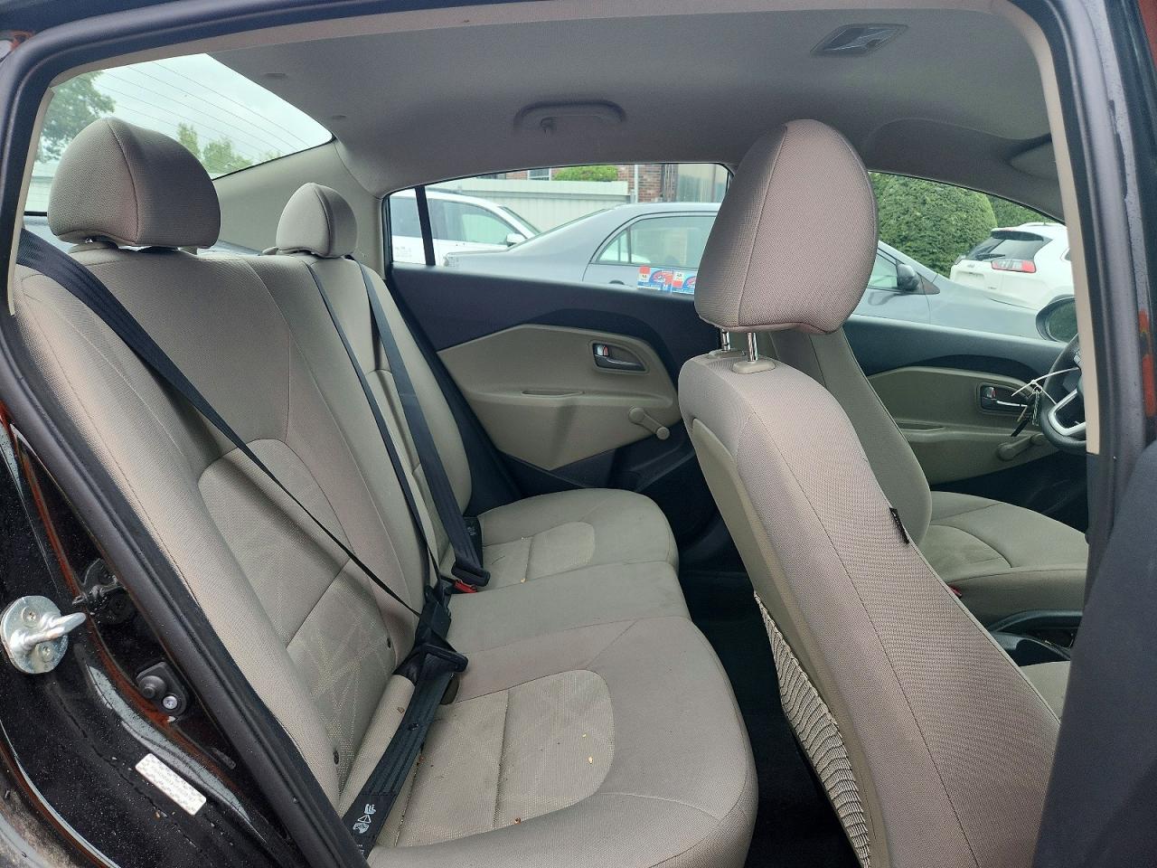 2015 Kia Rio Lx Black vin: KNADM4A31F6528767