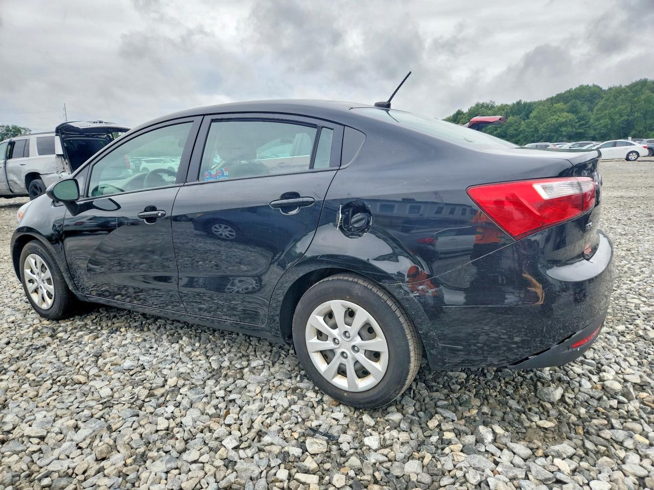2015 Kia Rio Lx Black vin: KNADM4A31F6528767