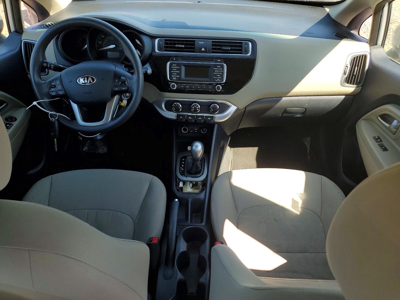 2016 Kia Rio Lx Silver vin: KNADM4A31G6577923