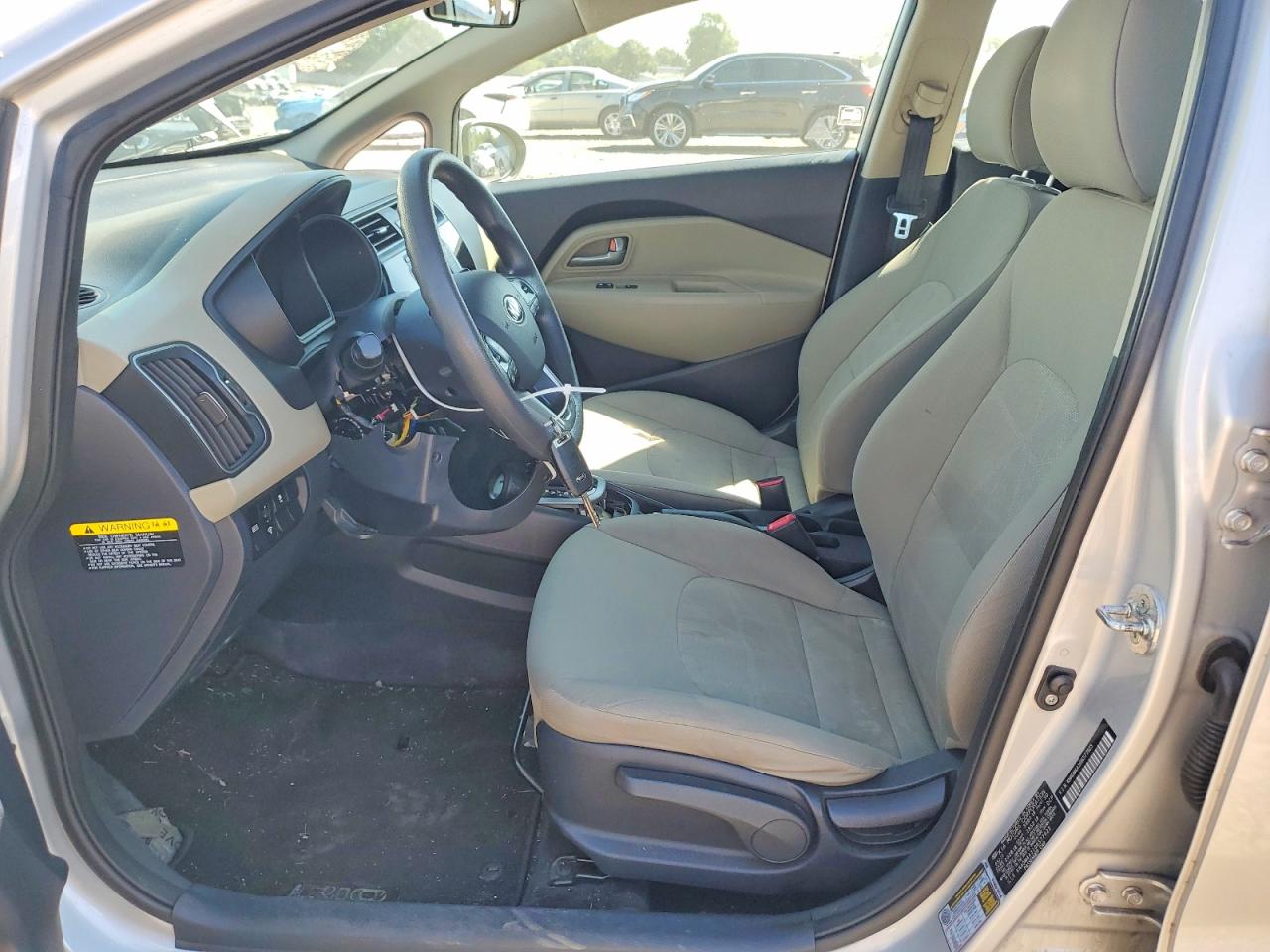 2016 Kia Rio Lx Silver vin: KNADM4A31G6577923