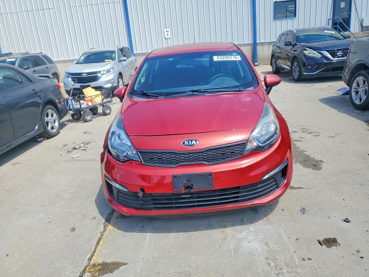 2017 Kia Rio Lx Red vin: KNADM4A31H6039451