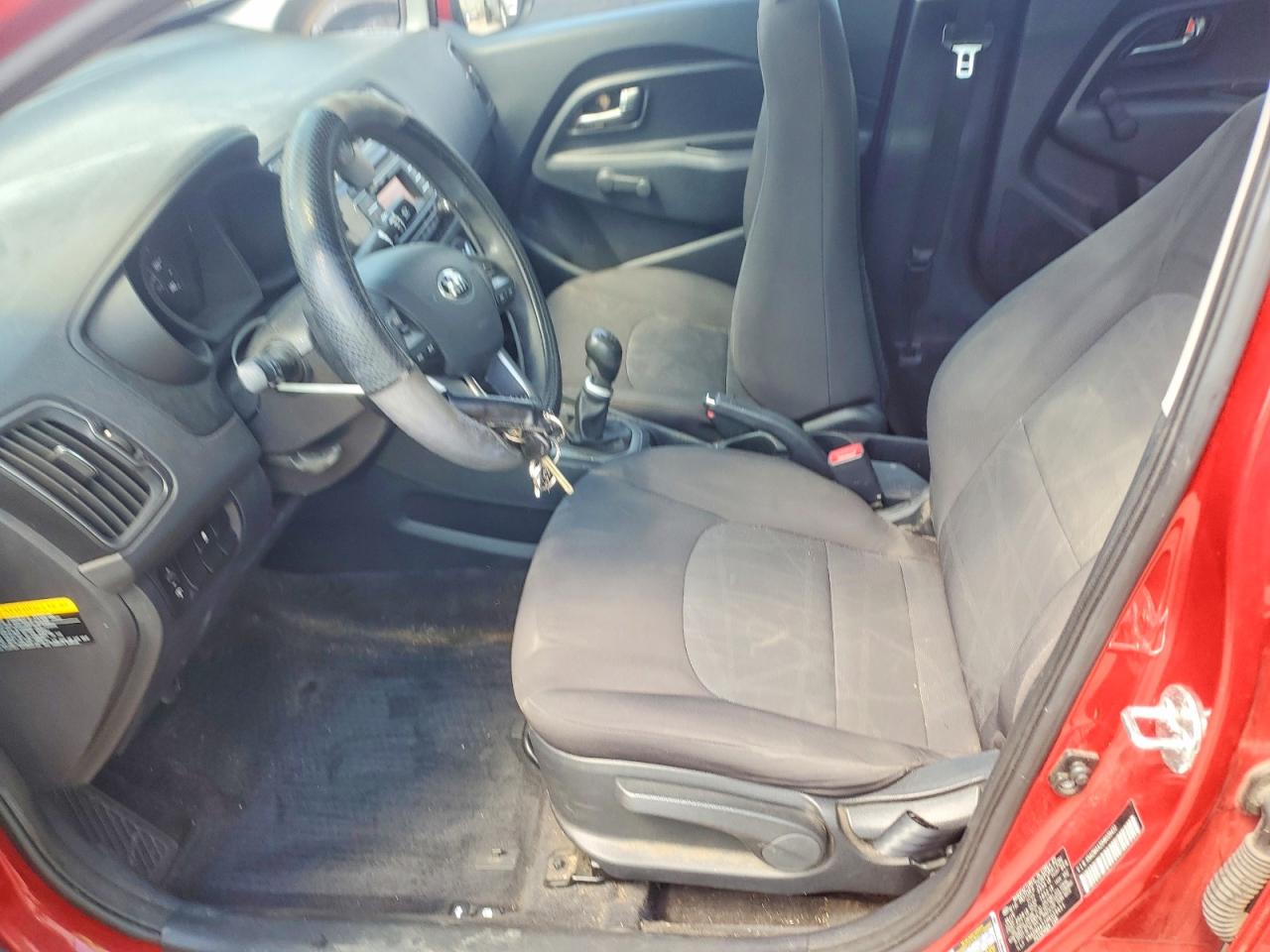2017 Kia Rio Lx Red vin: KNADM4A31H6039451