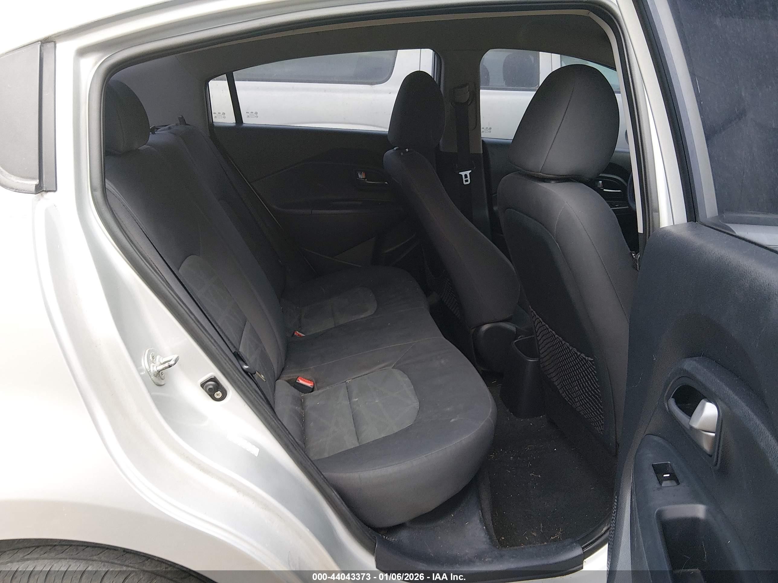 2012 Kia Rio Lx Silver vin: KNADM4A32C6052248