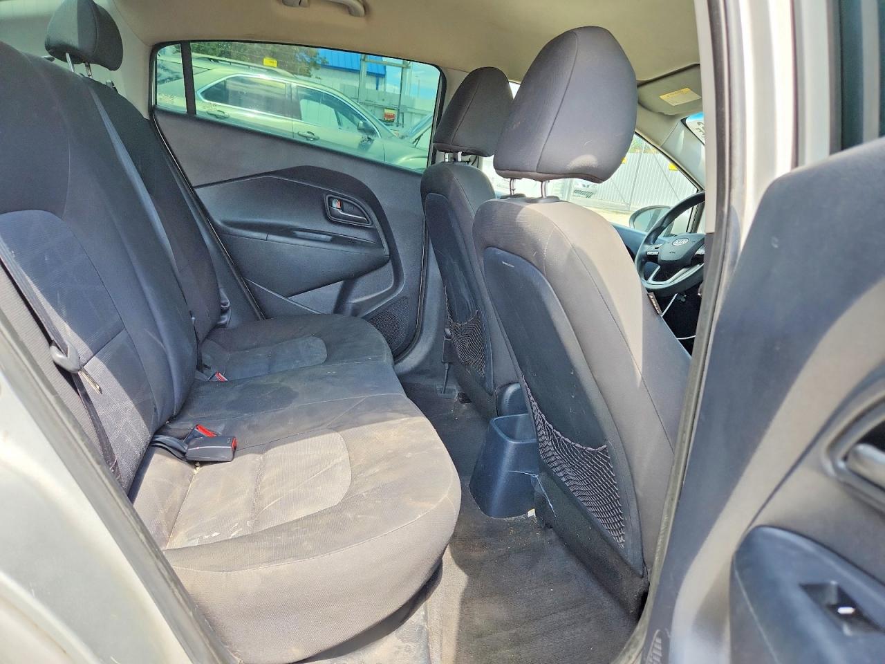 2012 Kia Rio Lx Silver vin: KNADM4A32C6085010