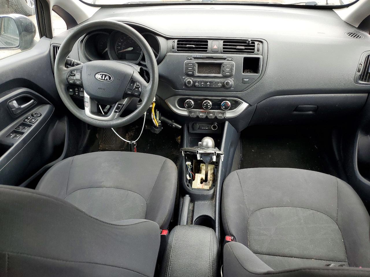 2012 Kia Rio Lx Серый vin: KNADM4A32C6087193