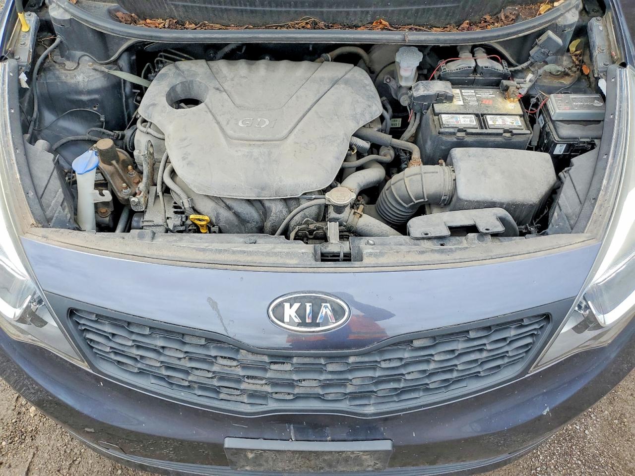 2012 Kia Rio Lx Серый vin: KNADM4A32C6087193