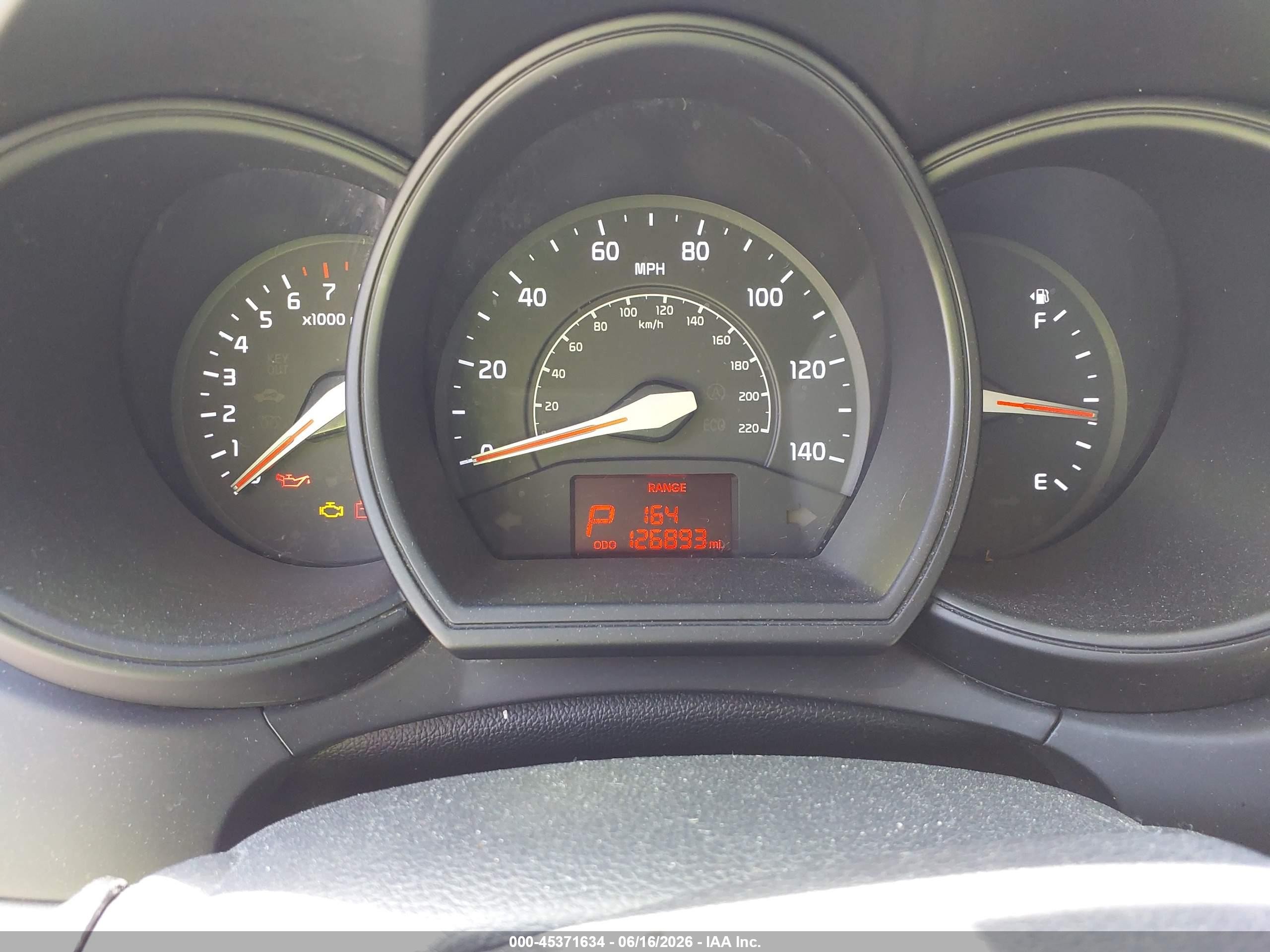 2013 Kia Rio Lx Red vin: KNADM4A32D6124261
