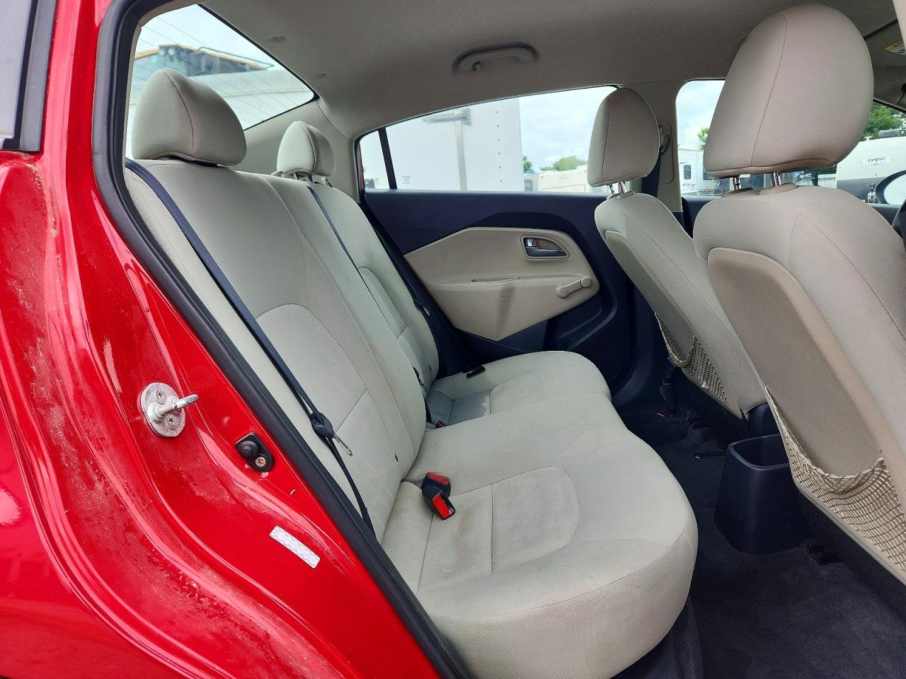 2013 Kia Rio Lx Red vin: KNADM4A32D6125829
