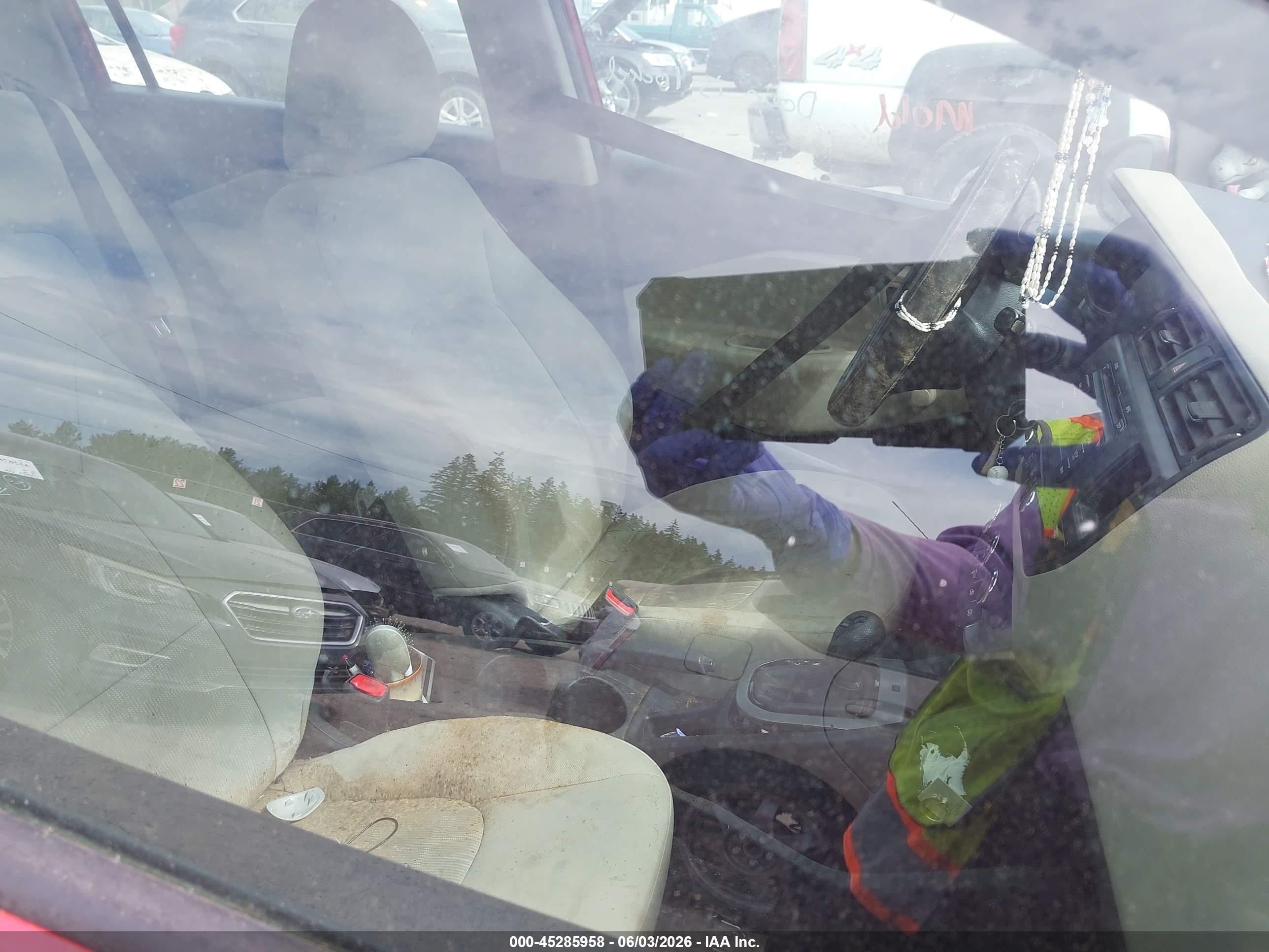2013 Kia Rio Lx Красный vin: KNADM4A32D6188624