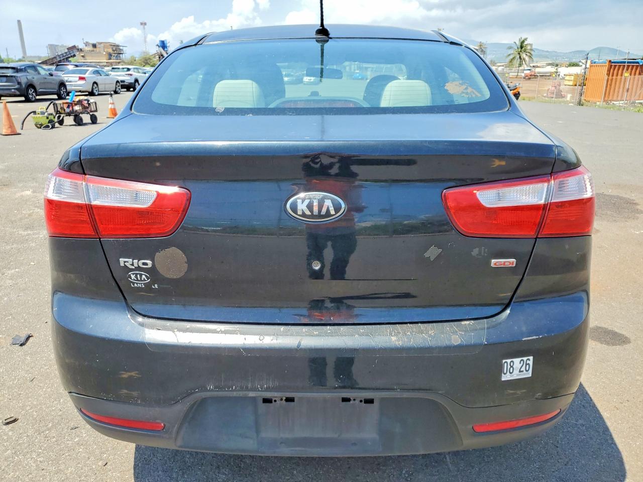 2013 Kia Rio Lx Black vin: KNADM4A32D6243895