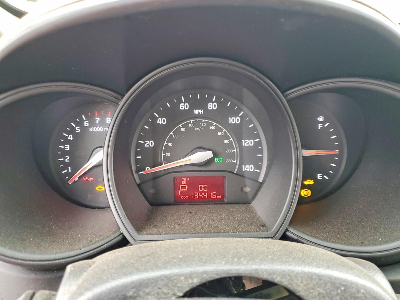 2013 Kia Rio Lx Red vin: KNADM4A32D6262706