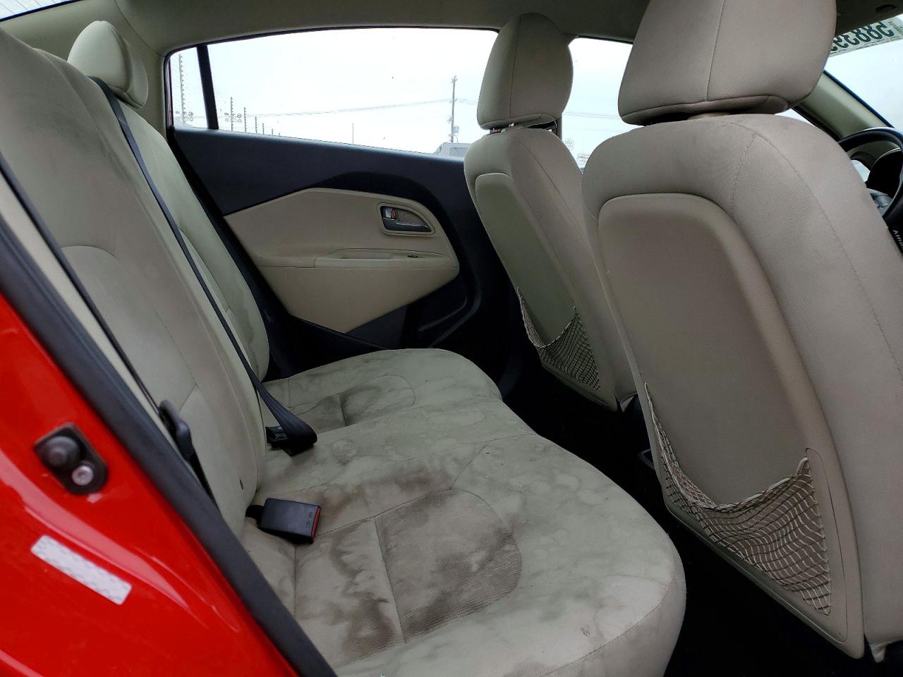 2013 Kia Rio Lx Red vin: KNADM4A32D6262706