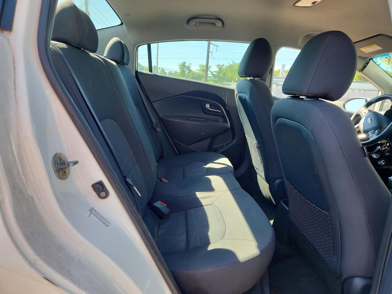 2013 Kia Rio Lx White vin: KNADM4A32D6276721