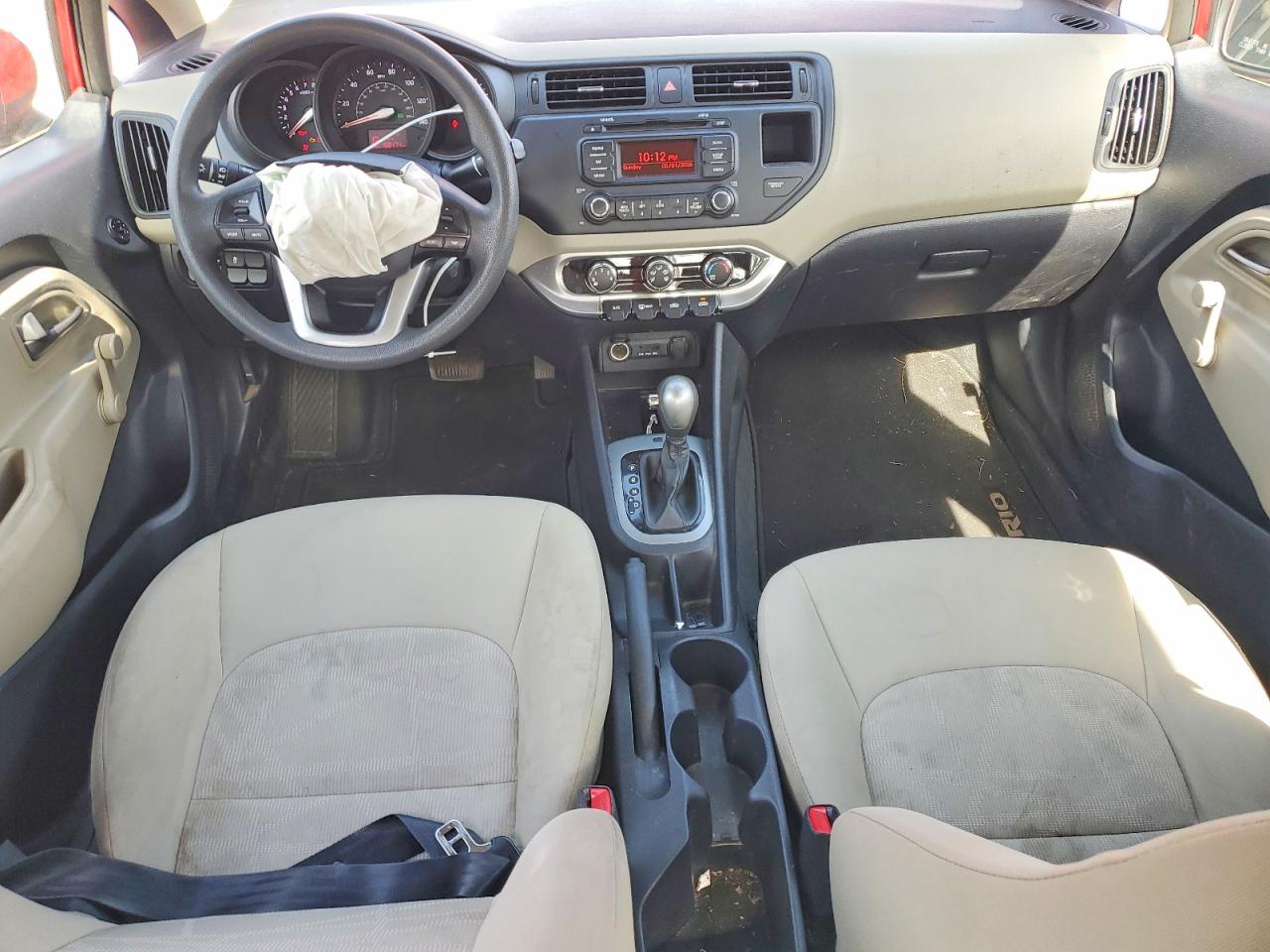 2013 Kia Rio Lx Red vin: KNADM4A32D6277464