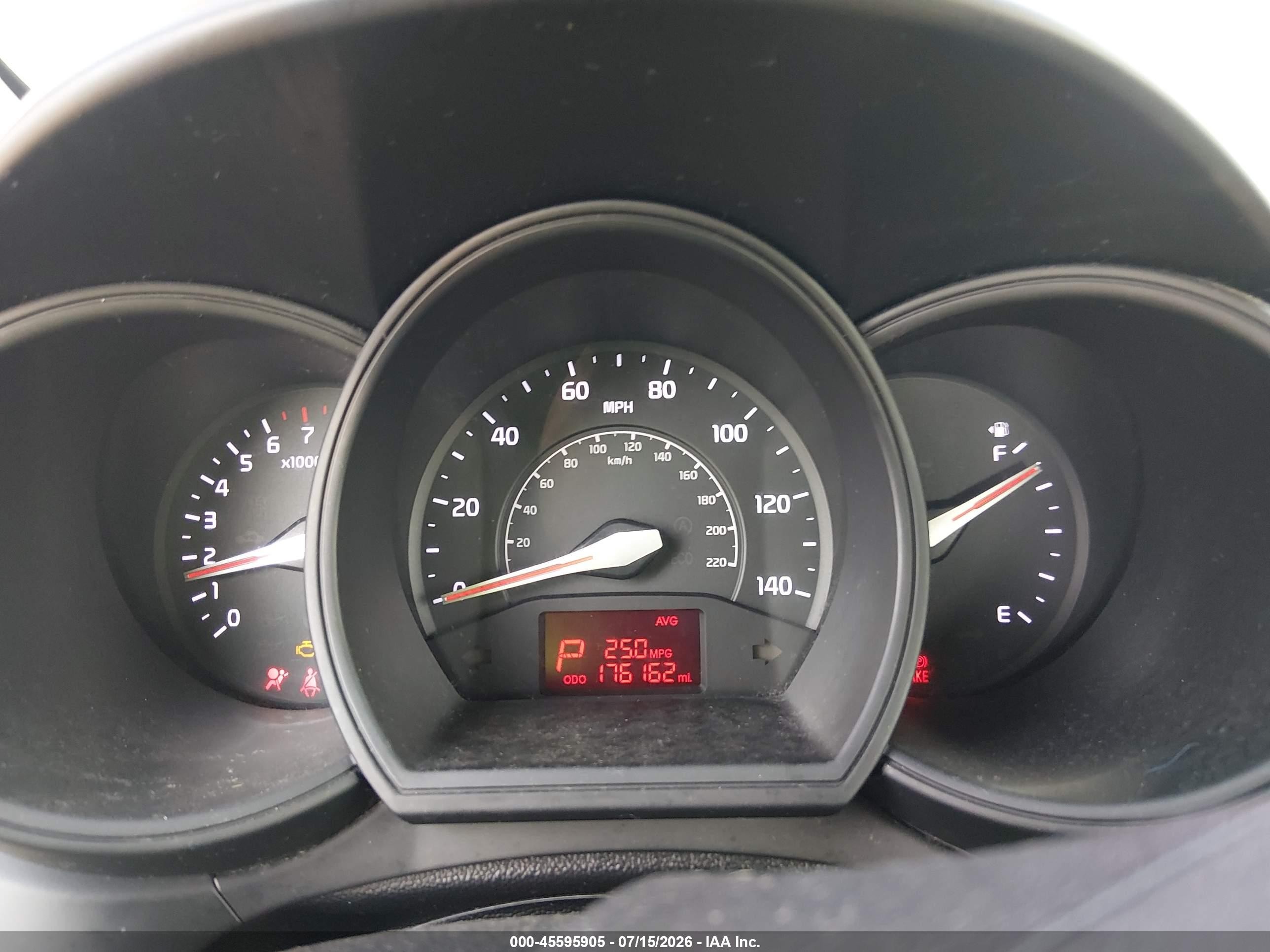 2013 Kia Rio Lx Red vin: KNADM4A32D6282261