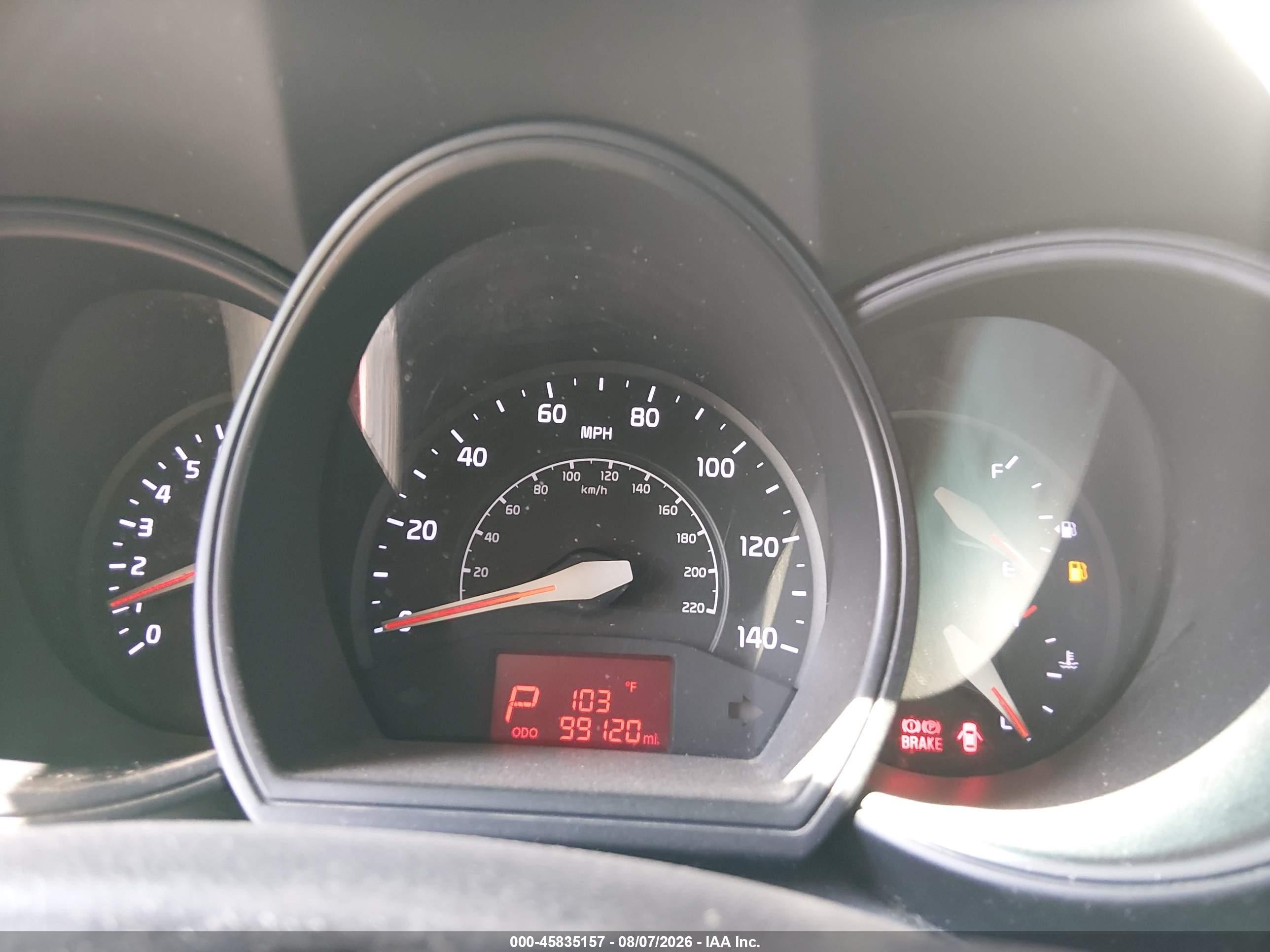 2014 Kia Rio Lx White vin: KNADM4A32E6375301