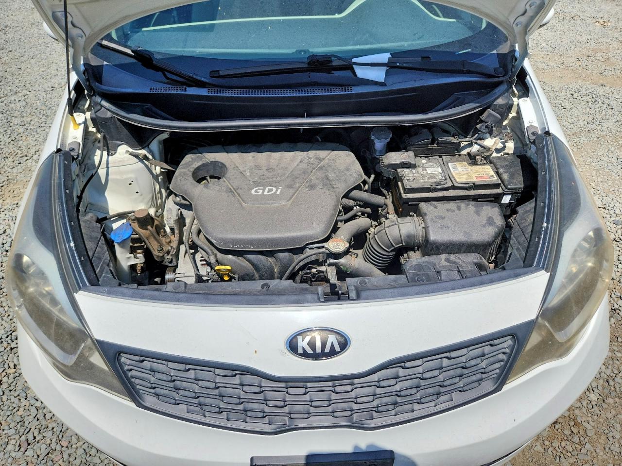 2014 Kia Rio Lx Белый vin: KNADM4A32E6397220
