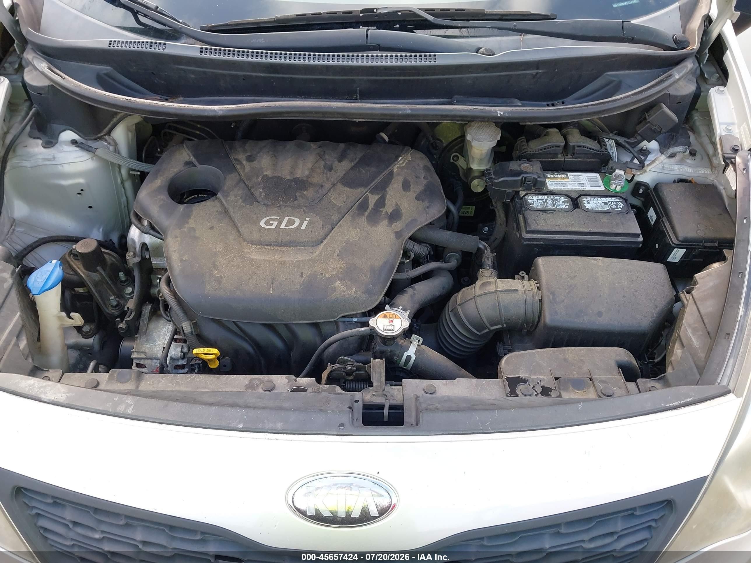 2014 Kia Rio Lx Silver vin: KNADM4A32E6415487