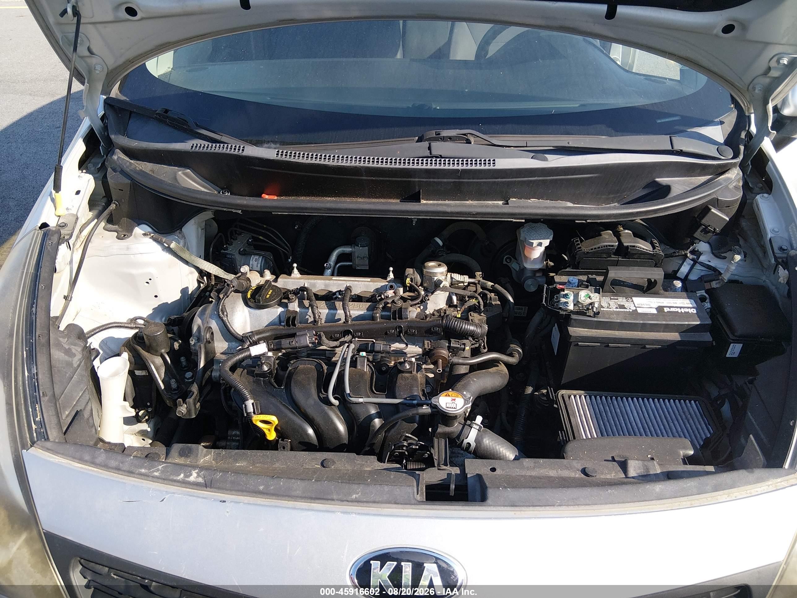 2015 Kia Rio Lx Silver vin: KNADM4A32F6421775