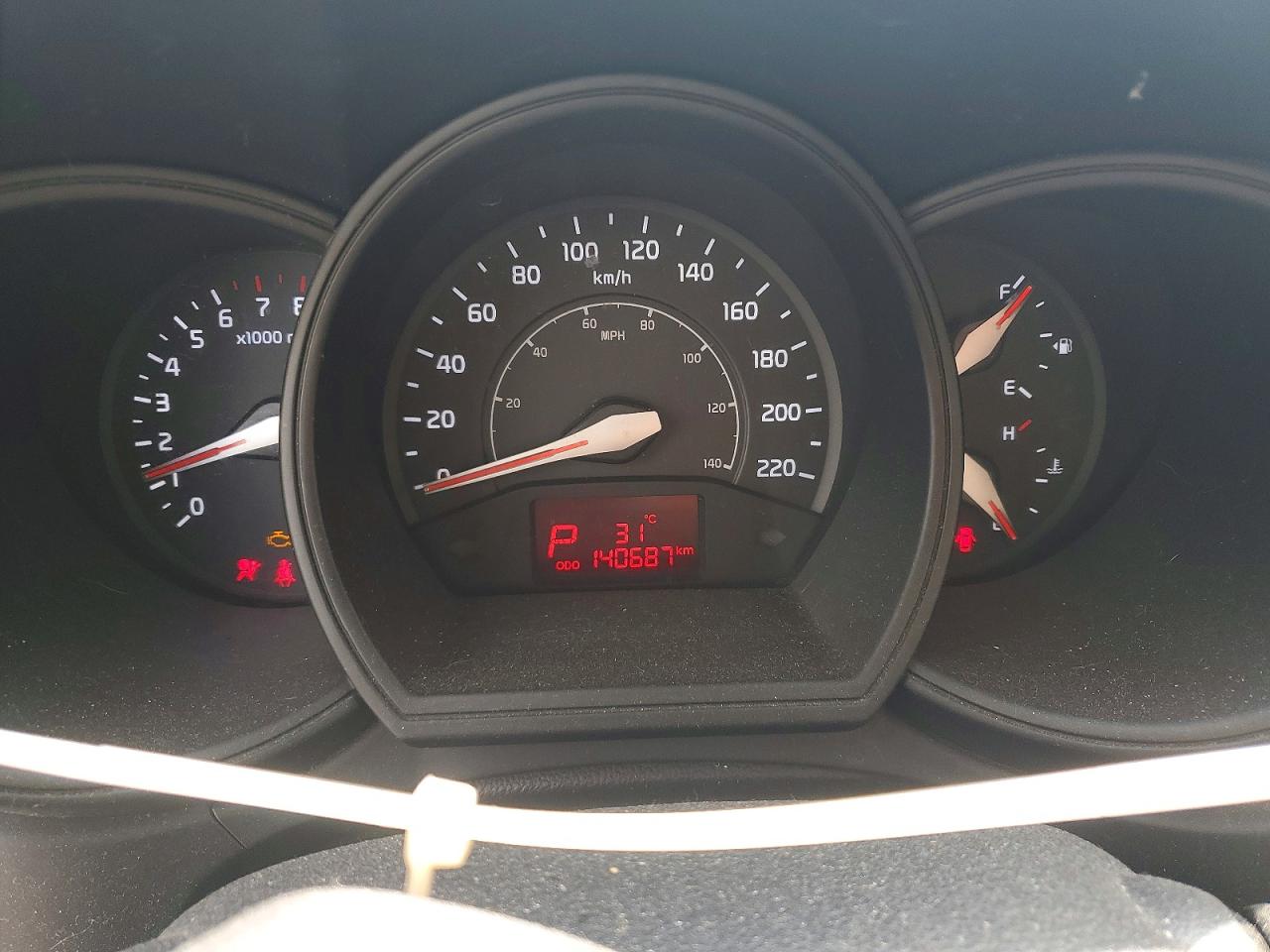 2015 Kia Rio Lx White vin: KNADM4A32F6442867